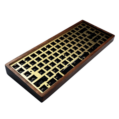 YMD-75% 84 Wood Kit(Standard QMK YMD-75% 84 V3 Hotswap Kit/ANSI And ISO Supported)