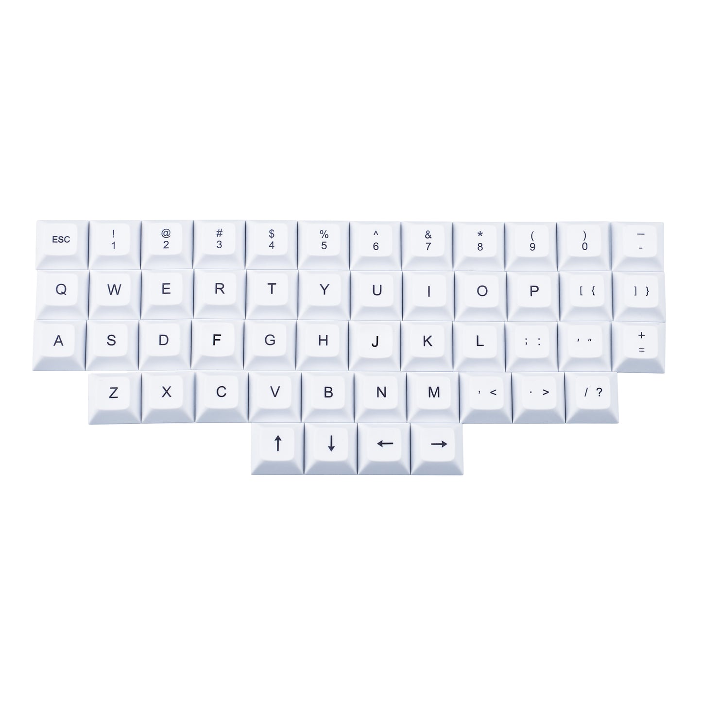 DSA 48 Keycaps(PBT 1.4mm Thickness/Planck Filco Ergodox Using)