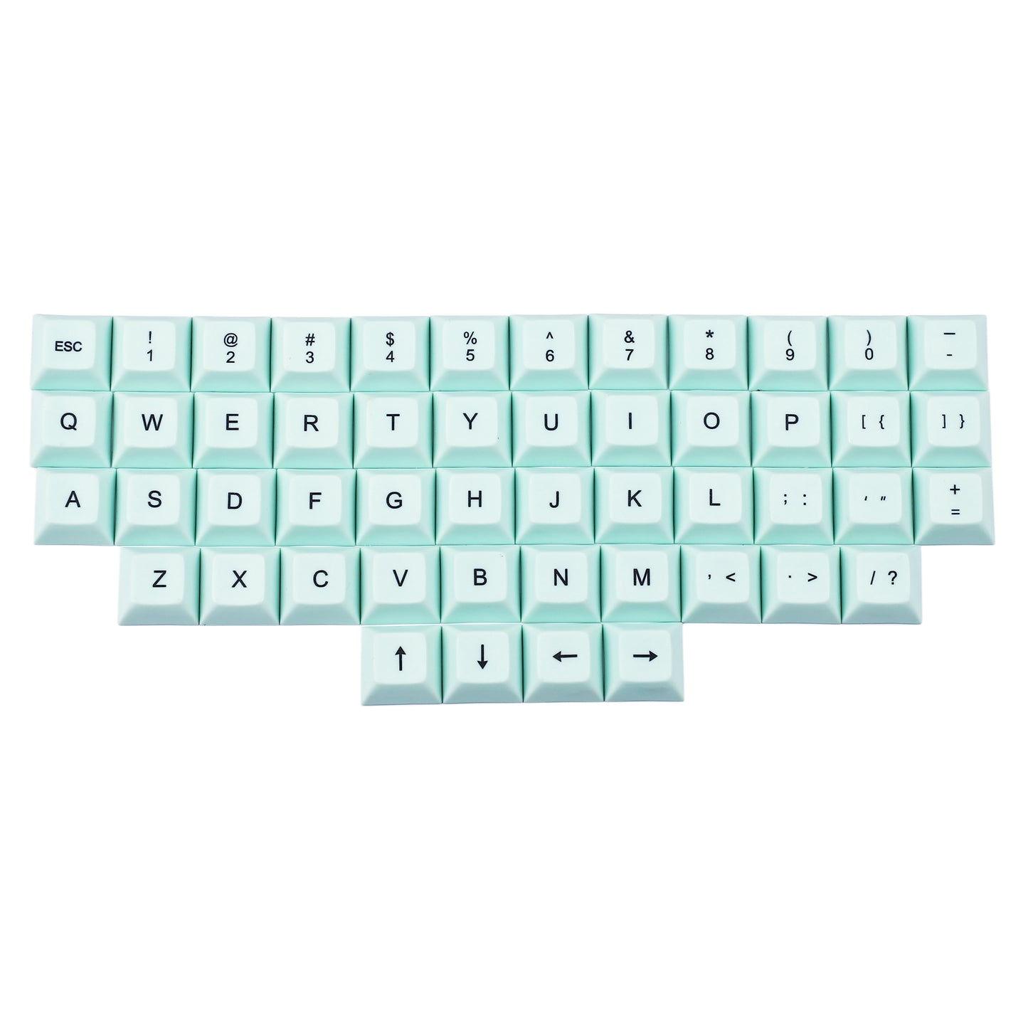 DSA 48 Keycaps(PBT 1.4mm Thickness/Planck Filco Ergodox Using)