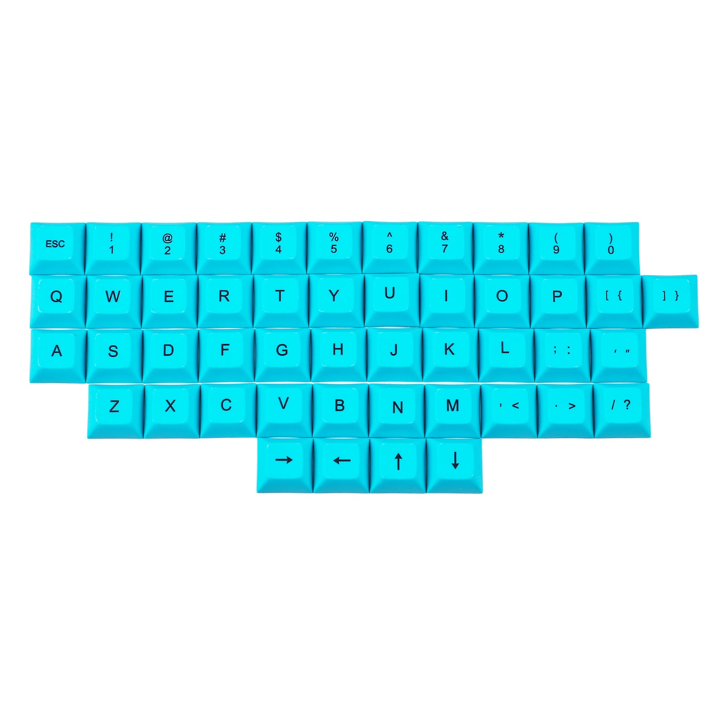 DSA 48 Keycaps(PBT 1.4mm Thickness/Planck Filco Ergodox Using)