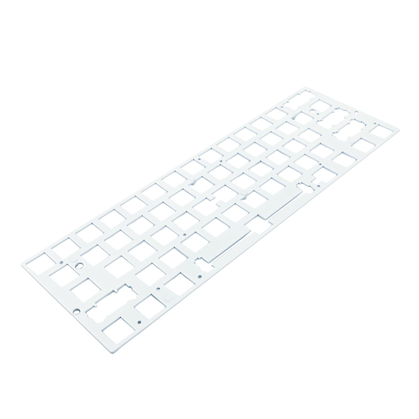 GK61 Aluminum / Steel / Brass Plate And Stabilizers(GH60 PCB GK61 Hot Swap PCB Using/Plate Mounted)