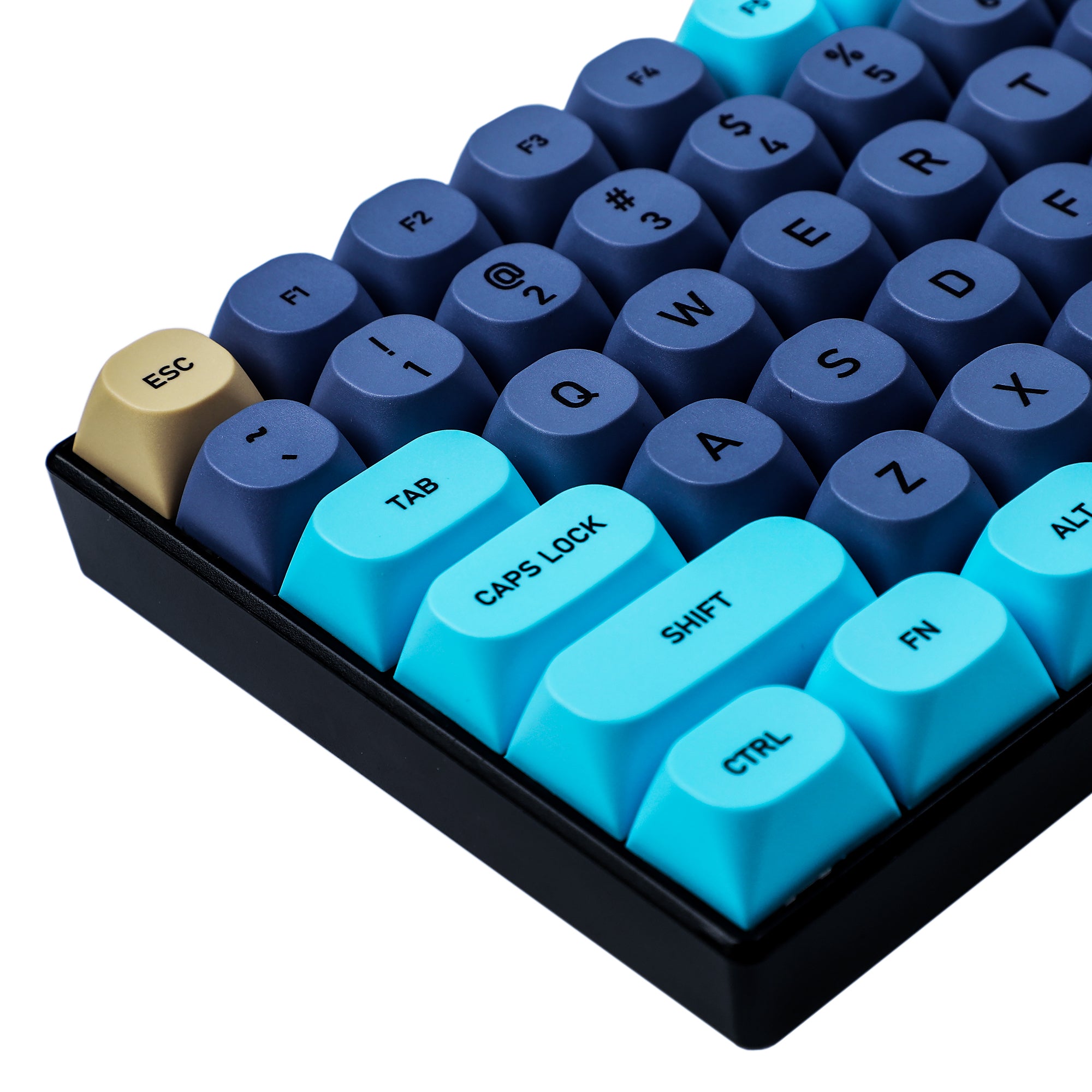 142 Blue Cat Keycaps(Dye Sub MA Profile PBT 1.4 mm Thickness/ANSI 