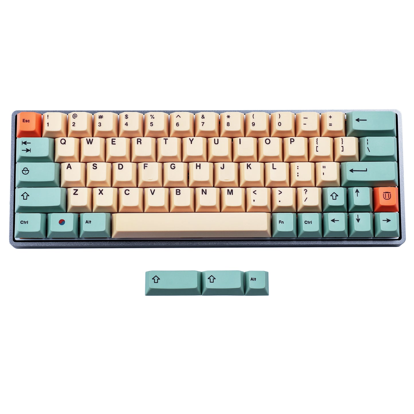 Hami Melon Keycaps(Dye Sub Cherry Profile PBT 1.5mm Thickness/ UK Italian French De Spain ISO)