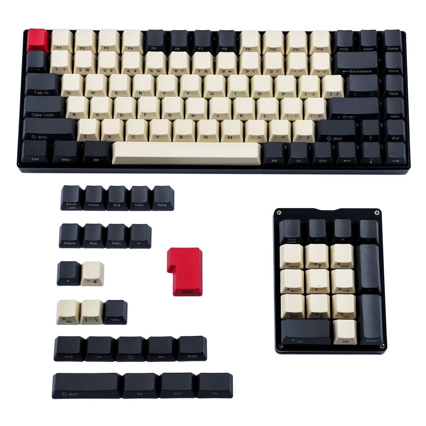 YMDK 125 Laser-Etched Custom Keycaps(OEM Profile PBT 1.5mm Thickness/Filco YMD96 RS96 YMD75 KBD75 FC980M VEA 75% Using)