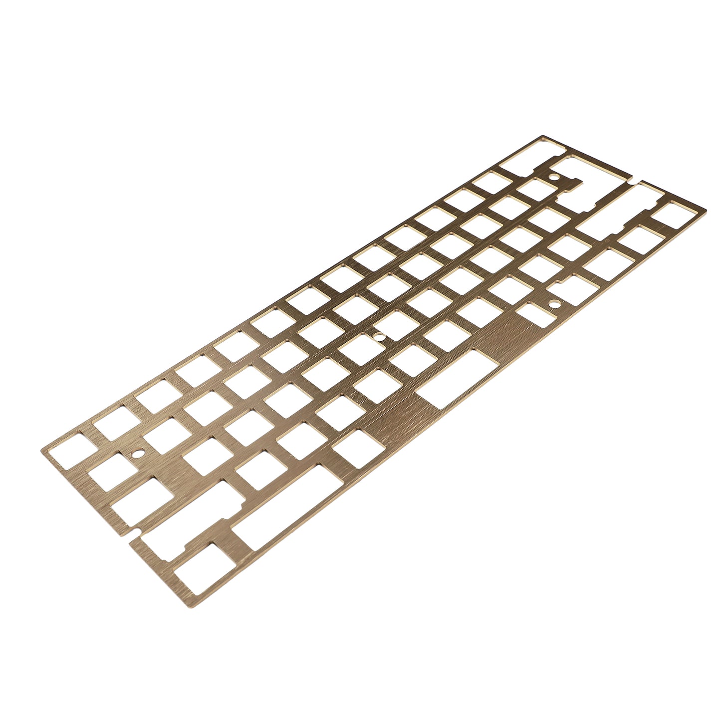 GH60 60% Universal Brush Aluminum Positioning Plate(ANSI ISO Supported/Multi-layout Supported)