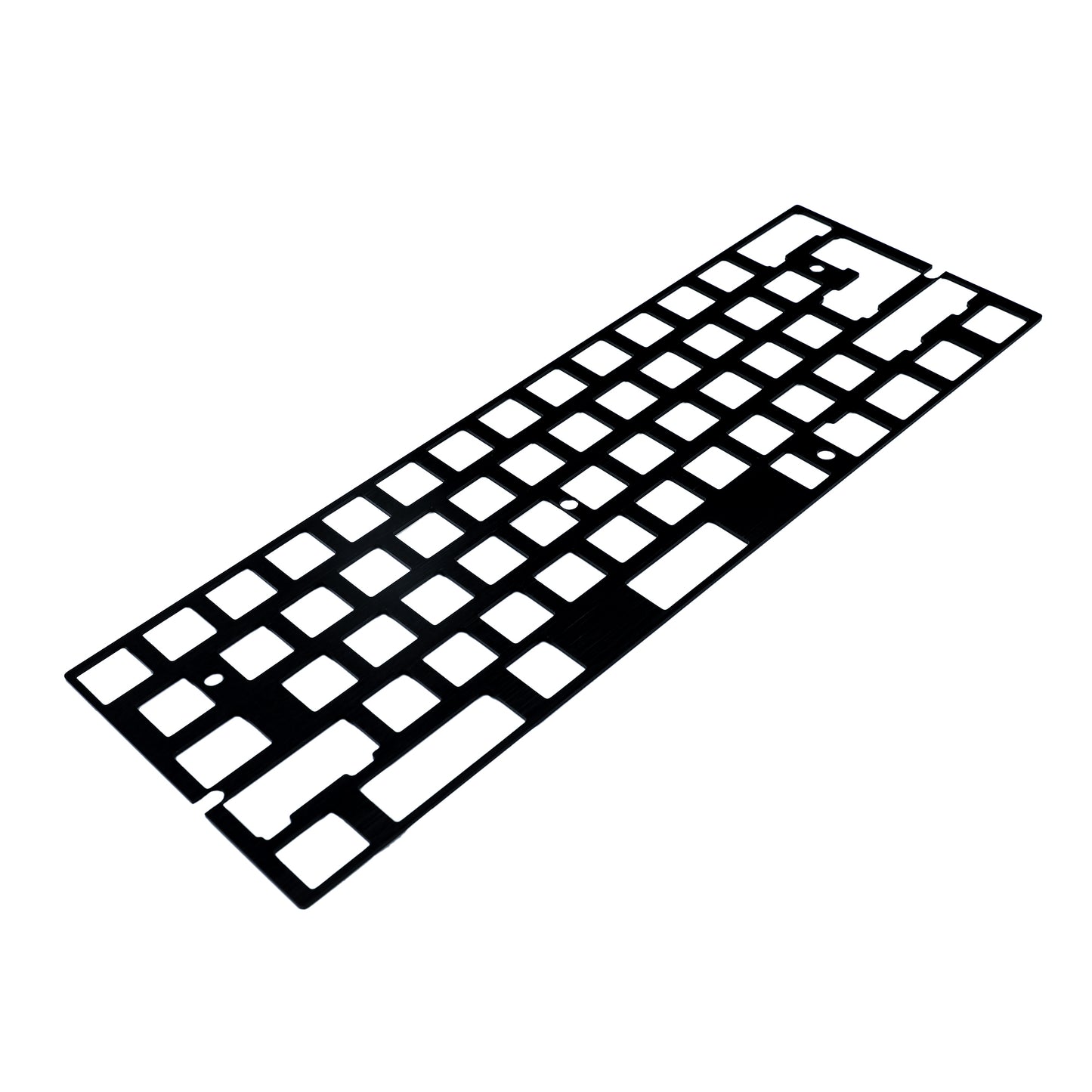 GH60 60% Universal Brush Aluminum Positioning Plate(ANSI ISO Supported/Multi-layout Supported)