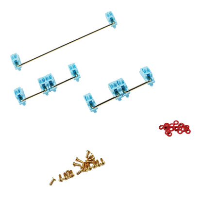 GKS PCB Mounted Screw-in Stabilizers(Pink Or Blue And Gold Plate/Modifying Keys)
