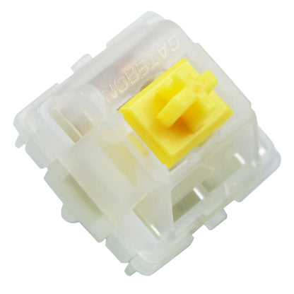 Gateron CAP V2 Milky Yellow Switches(Linear 5 Pin 63g)