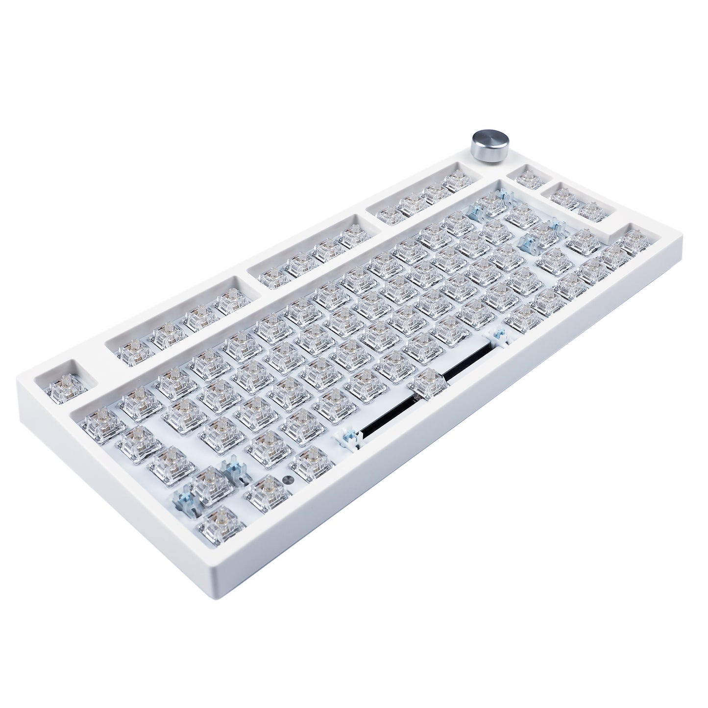 NJ80 Keyboard Kit(Mechanical AP Version Wireless 2.4g BT 5.0 Type-C RGB Led Hotswap PCB/Windows MacOS Linux 4800mAh Battery Programmable)