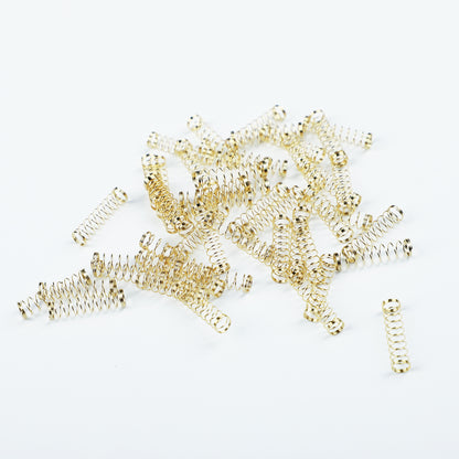 110pcs\lot 24k Gold-plated And Stainless Steel Springs(Cherry Gateron JWK Kailh switches using)