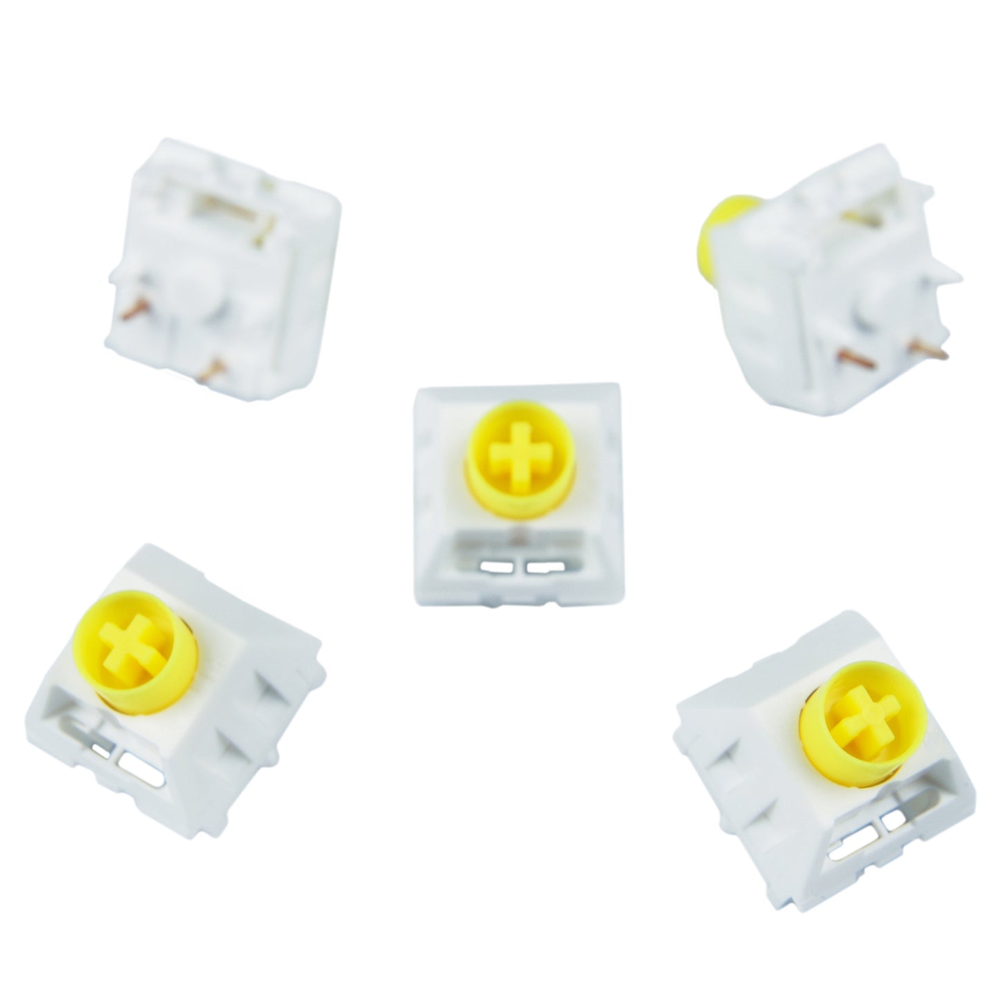 Kailh Master Box Silent Yellow- Freid Egg(V2 5pin 42gf Switches)