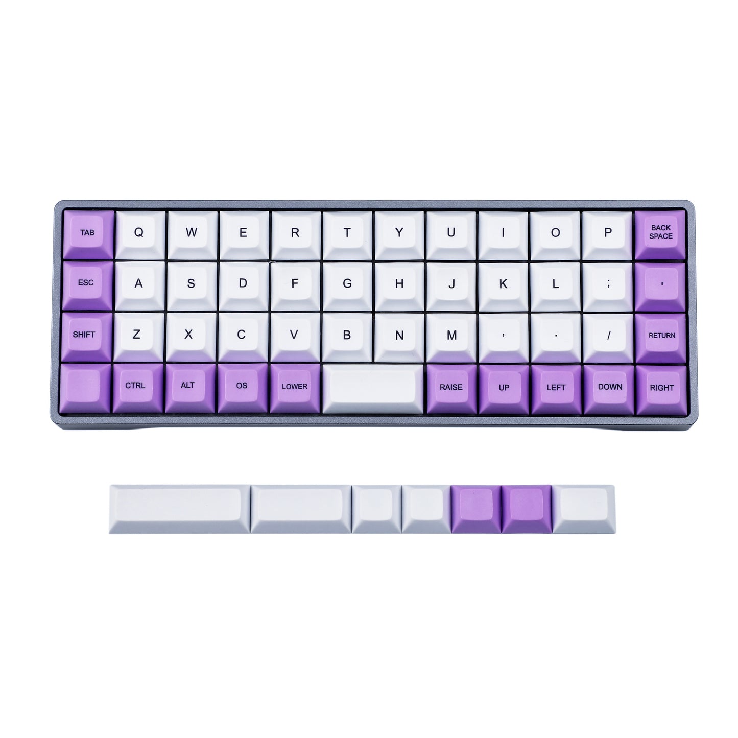 58 Mixed Colors Keycaps(Dye Sub DSA Profile 1.4mm Thickness PBT/AMJ40 Niu40 YMD-40% Using)