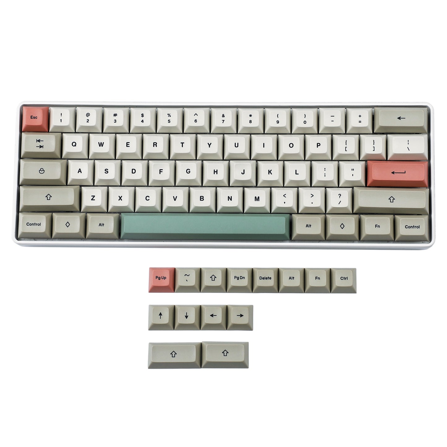 75 Dye Sub DSA Profile 9009 Keycaps(French De UK Italian Spain ISO/GH60 XD64 GK64 Tada68 Using)