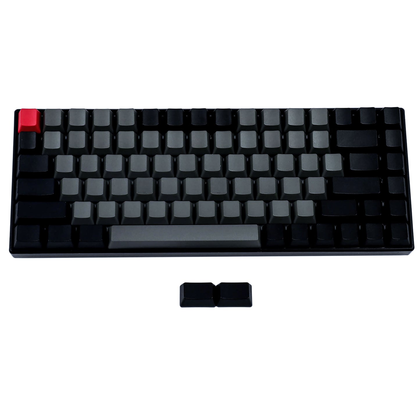 86 Black / White / Dolch Blank Keycaps(OEM Profile PBT 1.5mm Thickness/75% Keycool Tada68 YD64 Using)