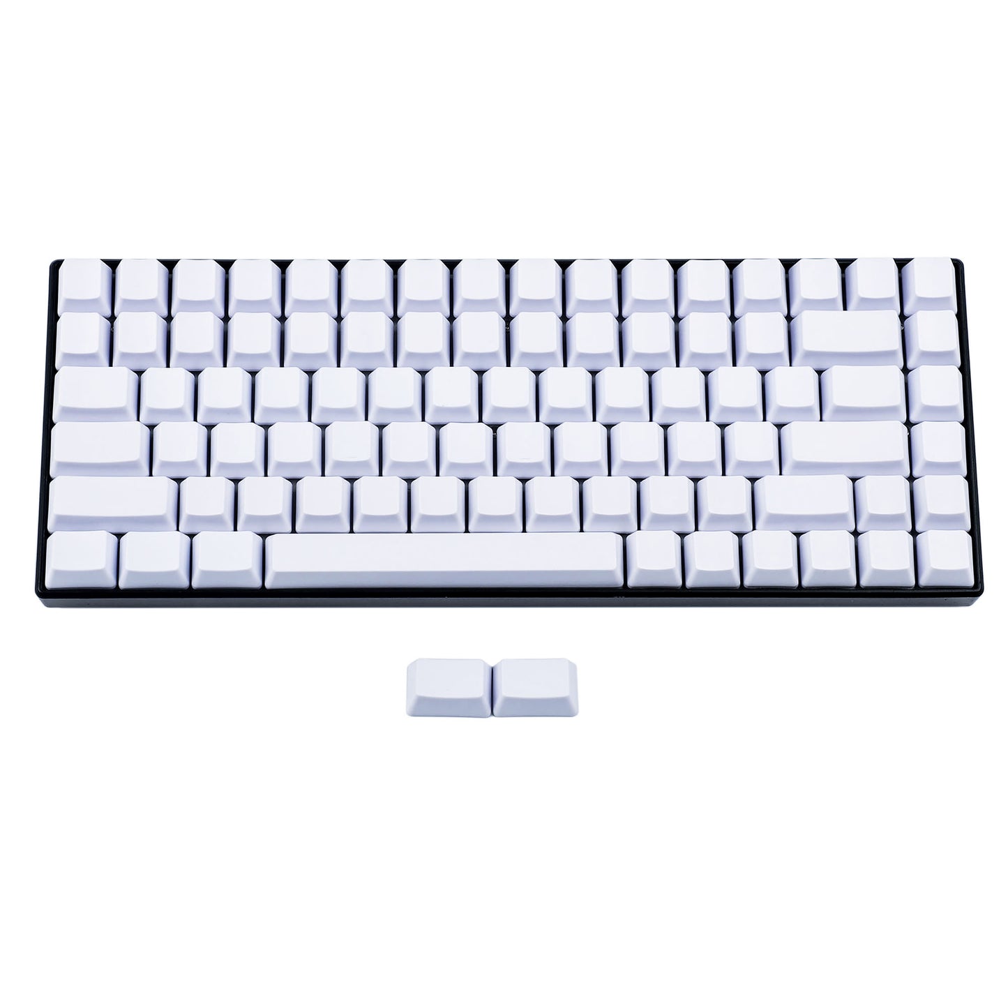 86 Black / White / Dolch Blank Keycaps(OEM Profile PBT 1.5mm Thickness/75% Keycool Tada68 YD64 Using)