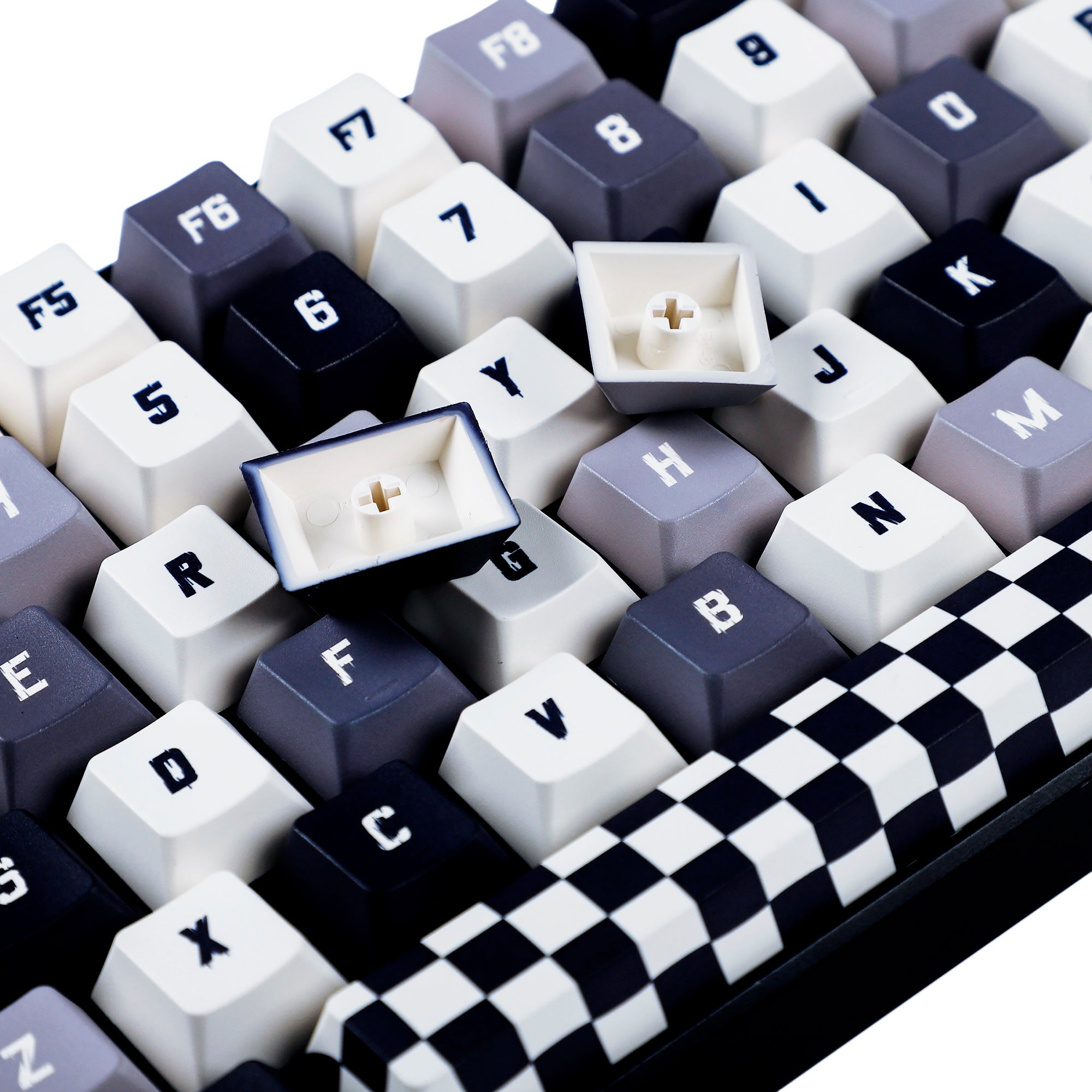 144 Chess Board Keycaps(Dye Sub Cherry Profile 1.5mm/ANSI104 TKL GK61 ...
